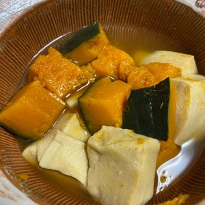 【簡単】かぼちゃ高野豆腐の煮物